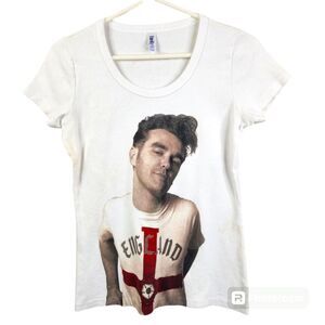 Morrissey The Smiths New Wave Frontside Portrait Short Sleeve Tee Large